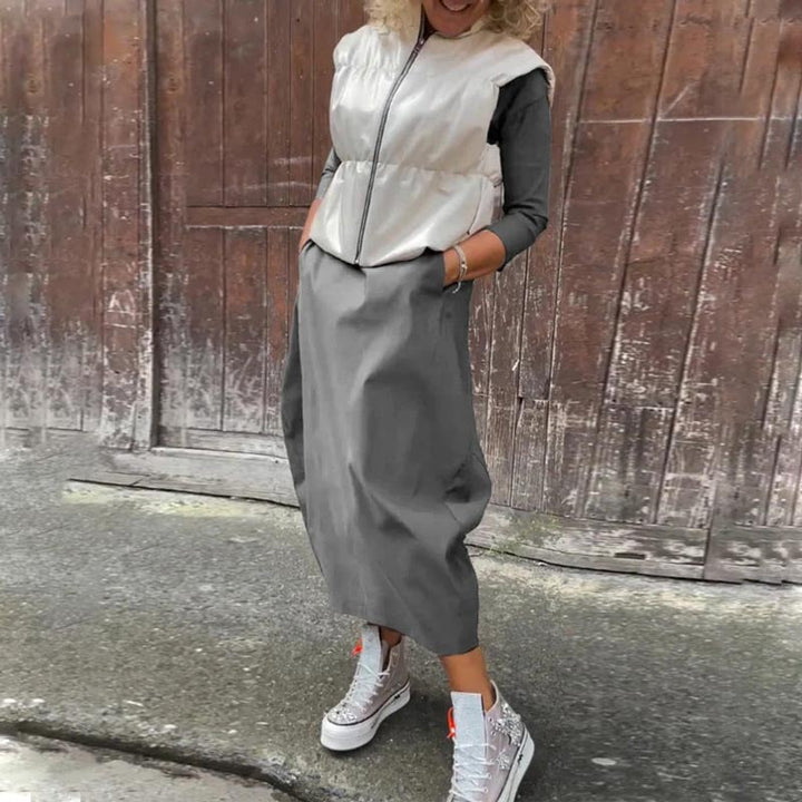 Annette | Dame Elegant og Funktionel Kjole | Tidløs Stil & Komfort
