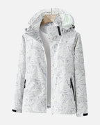 Freja dame regnjakke med hætte – let og åndbar, justerbare manchetter