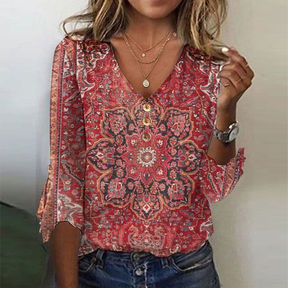Karina - Vintage Boho Bluse