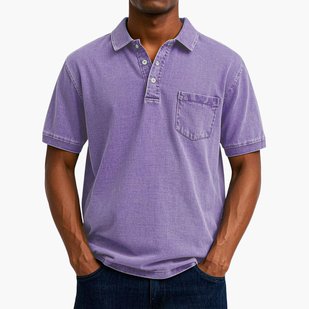 Eskild | Herren Afslappet Stilfuld Poloshirt | Til Hverdag & Komfort