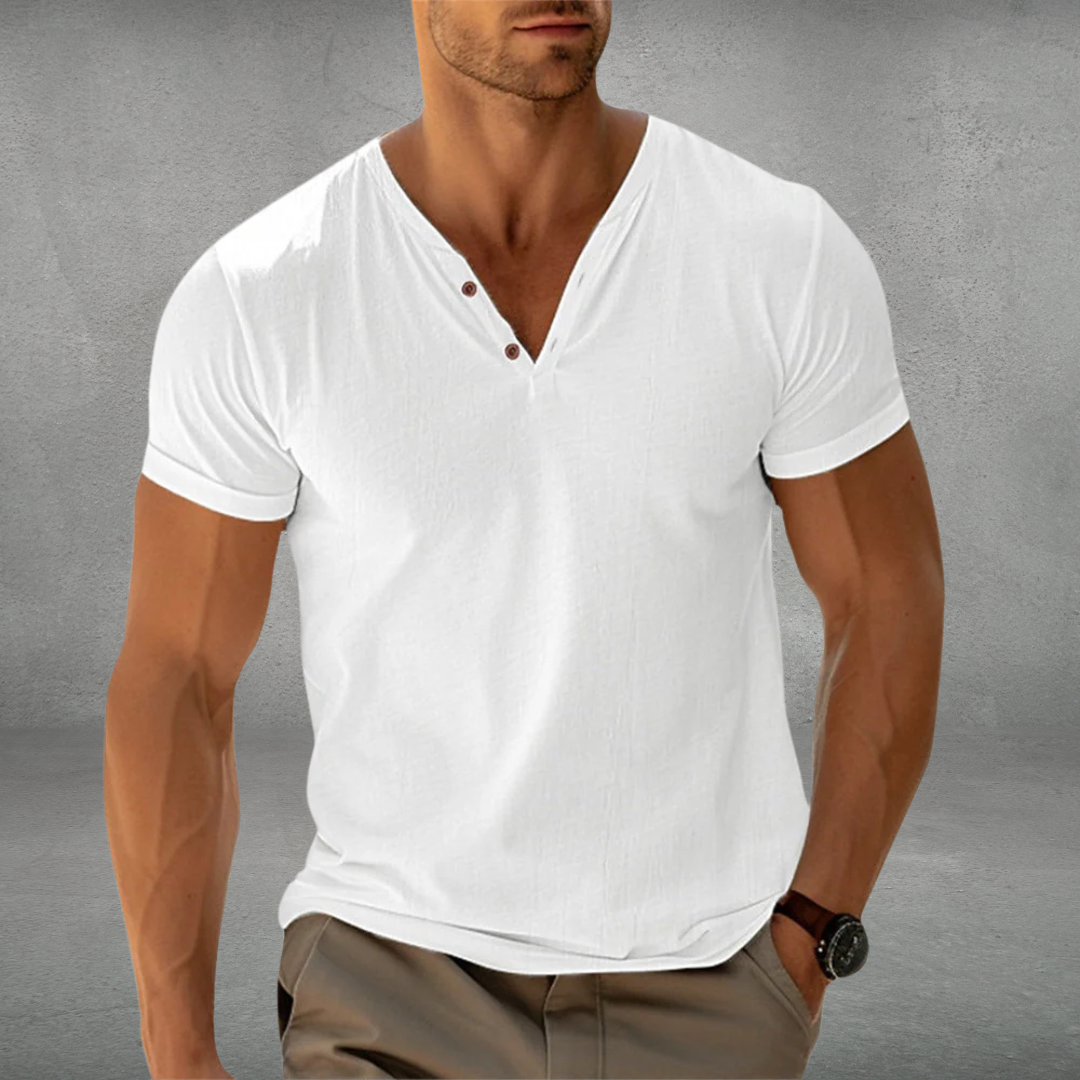 Henrikas | Herre Stilren Klassisk Polo T-shirt | Til Elegance og Komfort