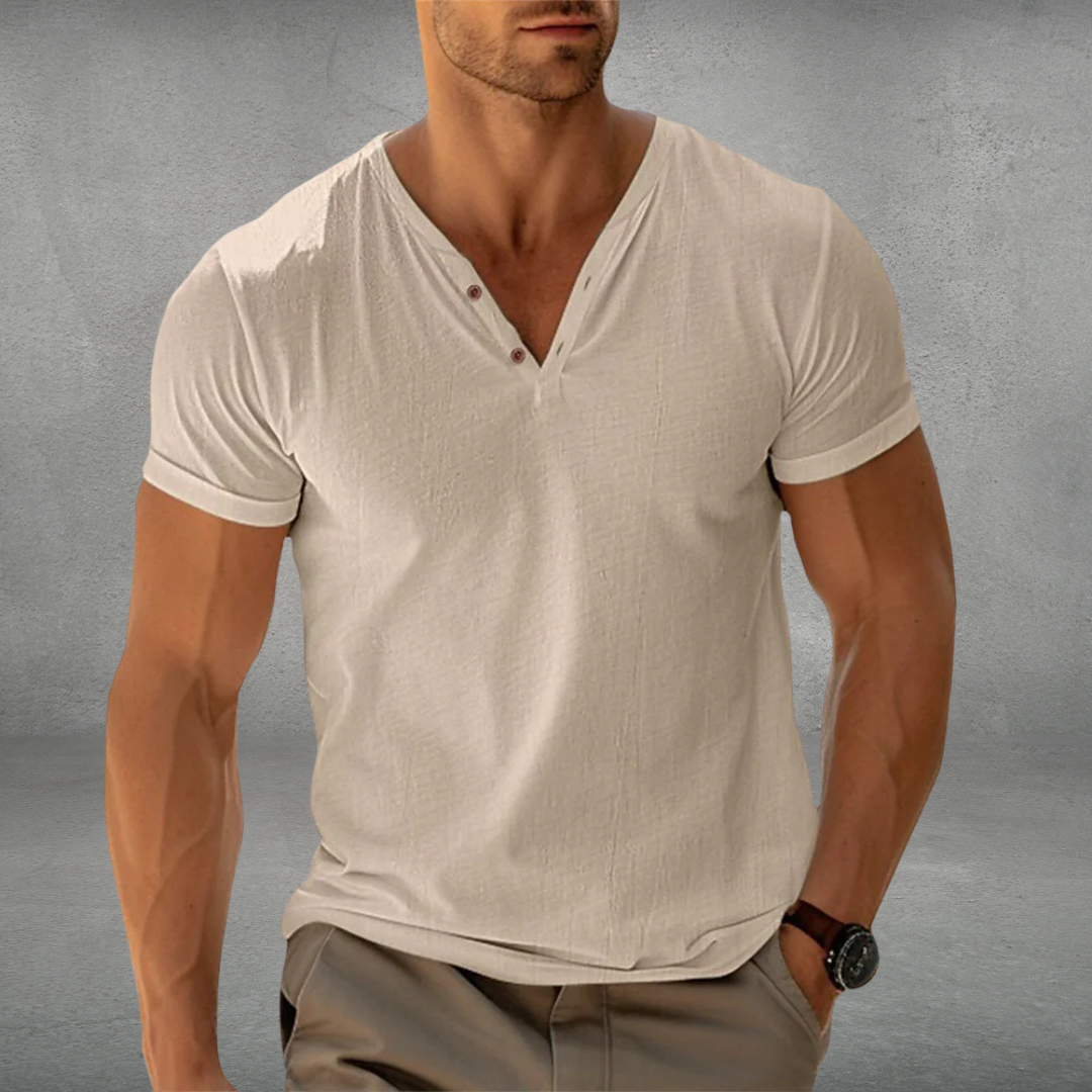 Henrikas | Herre Stilren Klassisk Polo T-shirt | Til Elegance og Komfort