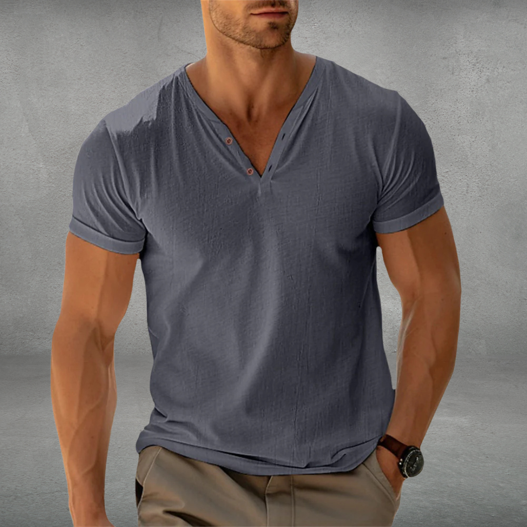 Henrikas | Herre Stilren Klassisk Polo T-shirt | Til Elegance og Komfort