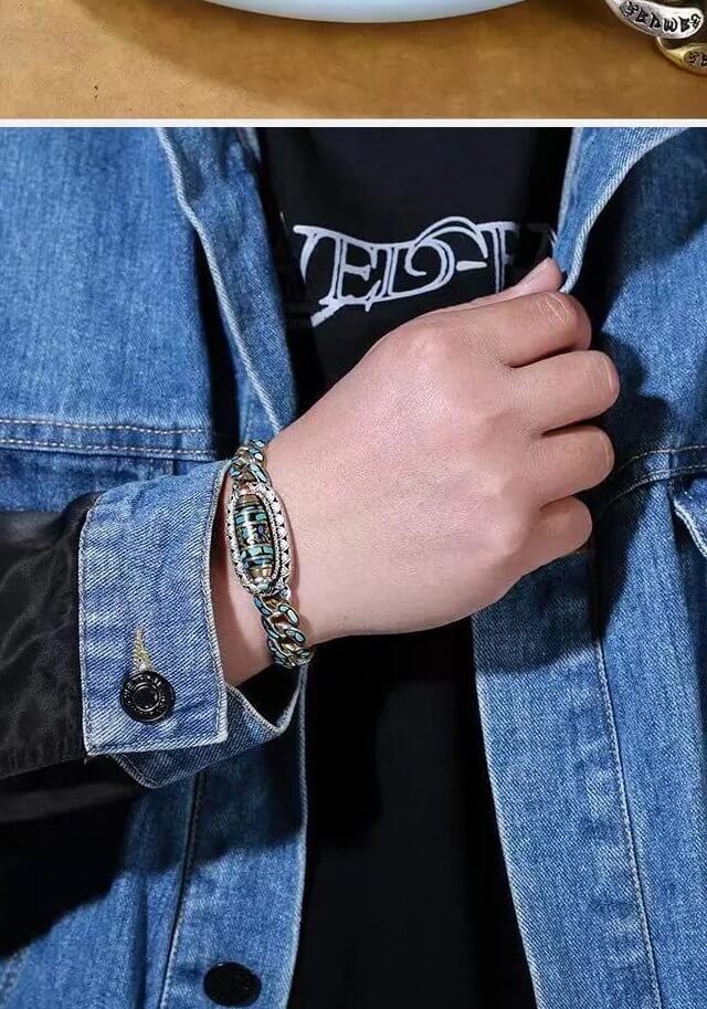 Turinia | Tilbehør Spirituel Beskyttende Justerbart Armbånd | For Indre Ro og Energi