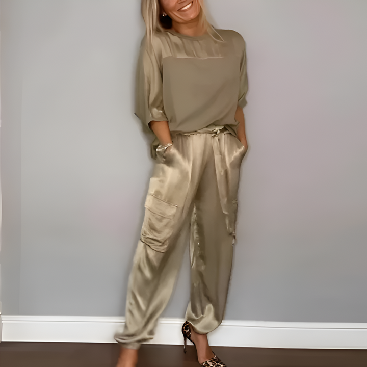 Elvira | Dame Elegant Todelt Sæt | For Stil & Lethed
