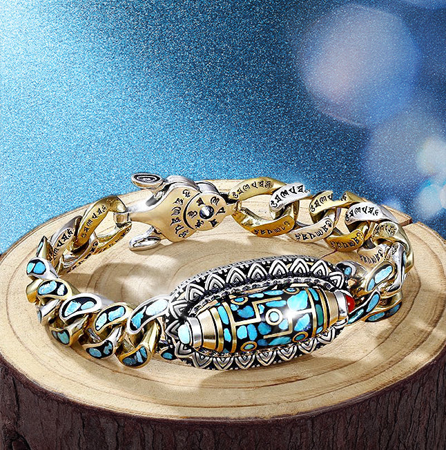 Turinia | Tilbehør Spirituel Beskyttende Justerbart Armbånd | For Indre Ro og Energi