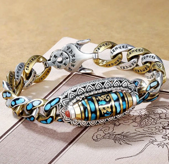 Turinia | Tilbehør Spirituel Beskyttende Justerbart Armbånd | For Indre Ro og Energi