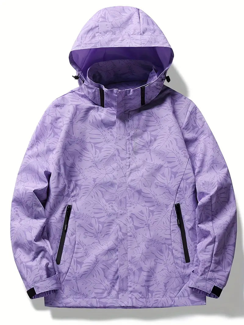 Freja dame regnjakke med hætte – let og åndbar, justerbare manchetter