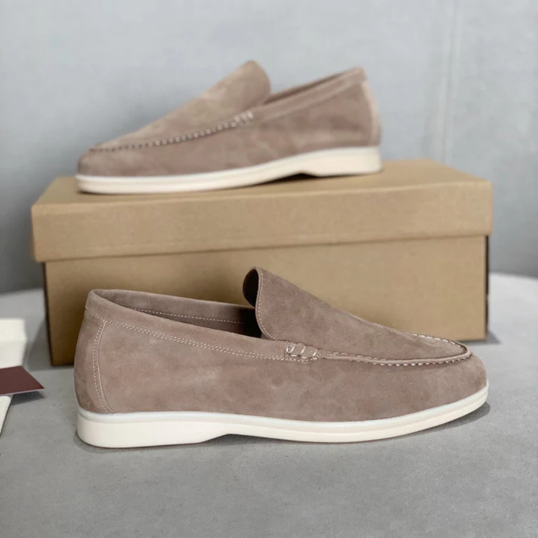 Reno | Herre Stilfulde Komfortable Suede Loafers | Letvægtsdesign