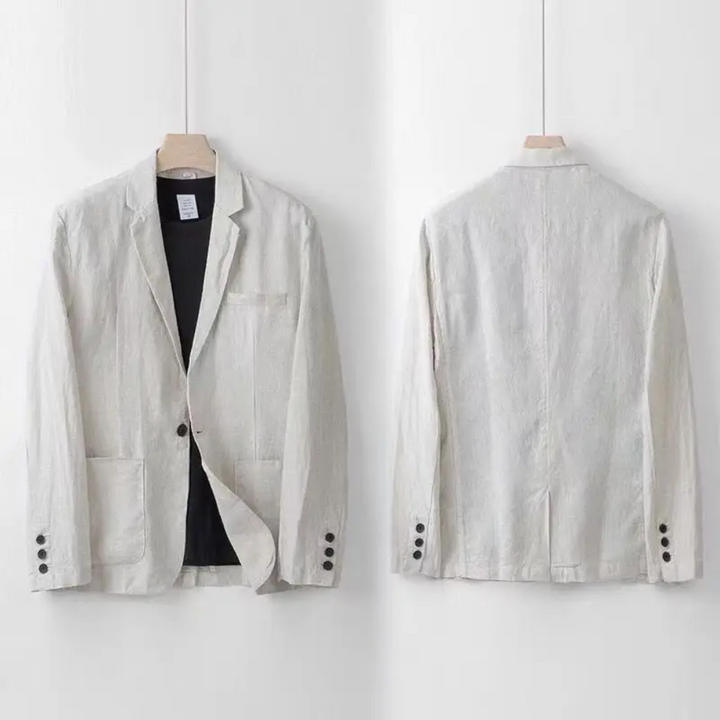 Benjamin | Herre Elegant Tidløst Sommer-Linensæt | For Komfort & Stil