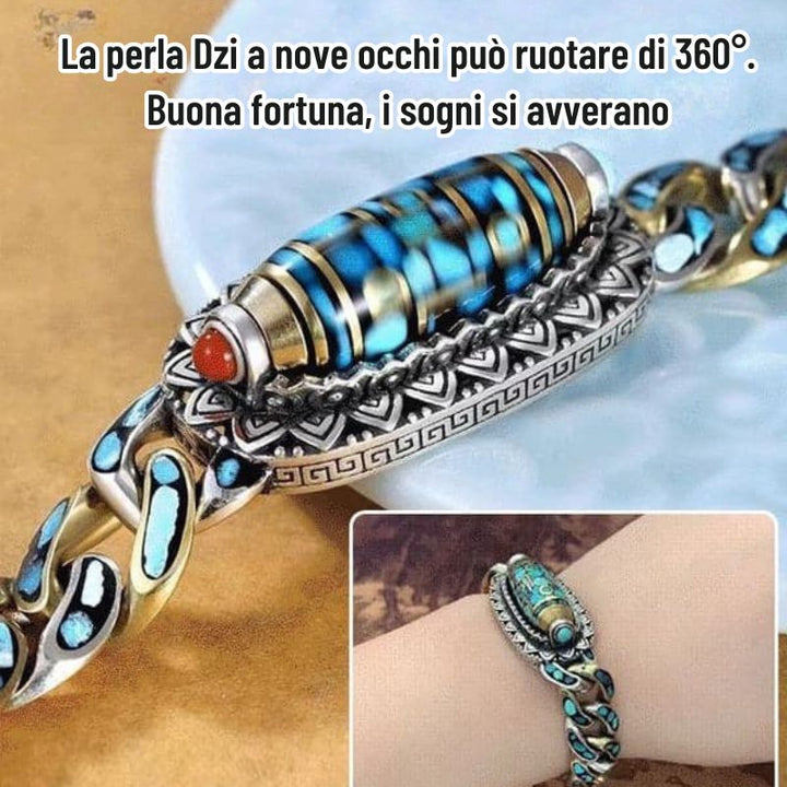 Turinia | Tilbehør Spirituel Beskyttende Justerbart Armbånd | For Indre Ro og Energi
