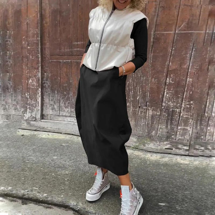 Annette | Dame Elegant og Funktionel Kjole | Tidløs Stil & Komfort