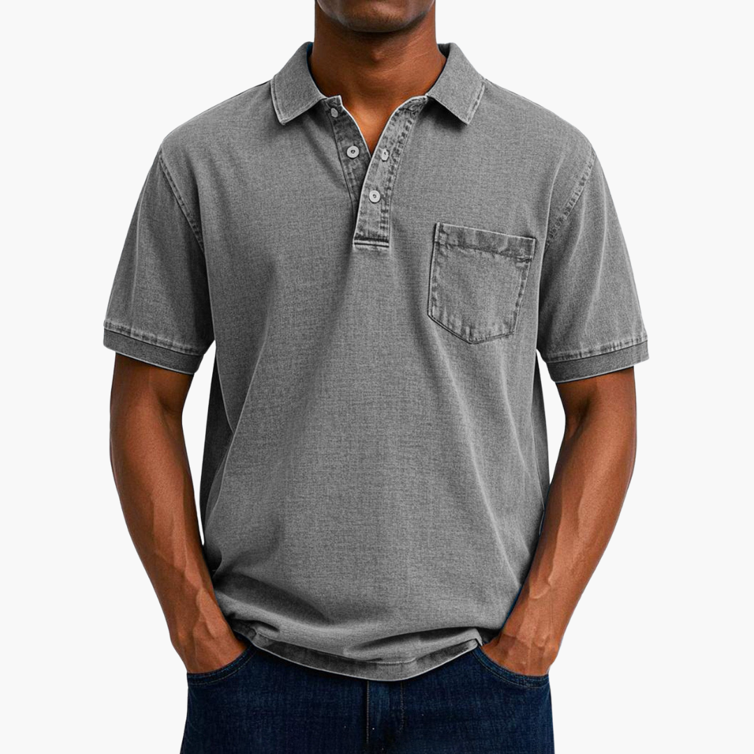 Eskild | Herren Afslappet Stilfuld Poloshirt | Til Hverdag & Komfort