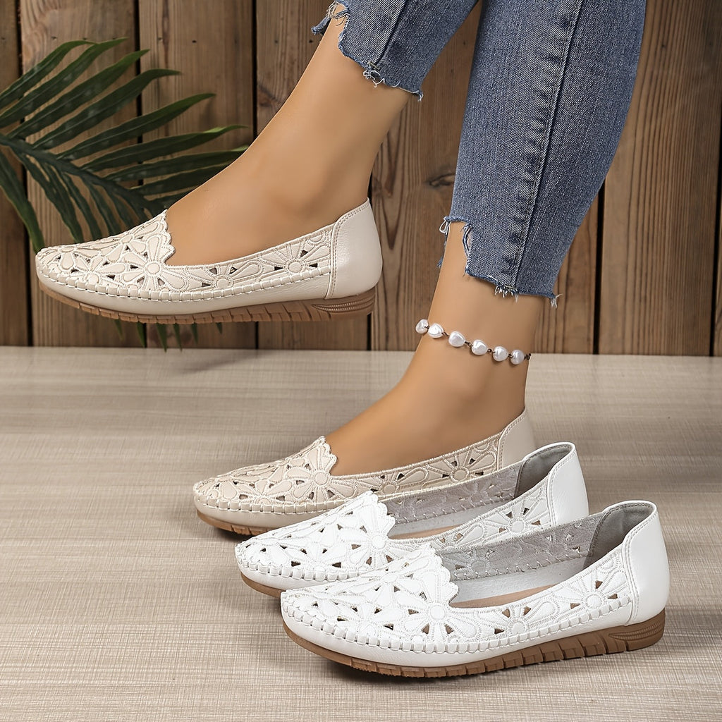 Finja | Dame Komfortable Stilfulde Slip-On Sko | For Hverdag & Elegance