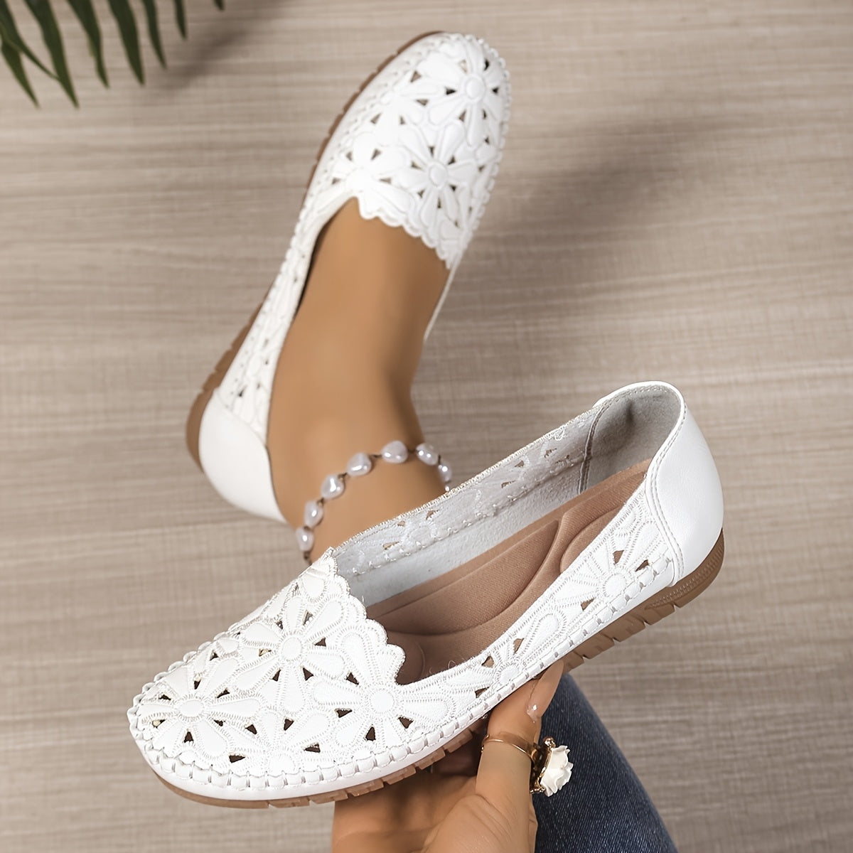 Finja | Dame Komfortable Stilfulde Slip-On Sko | For Hverdag & Elegance
