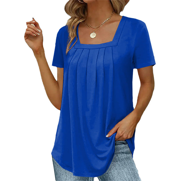 Mindy - Elegant Plisseret Bluse