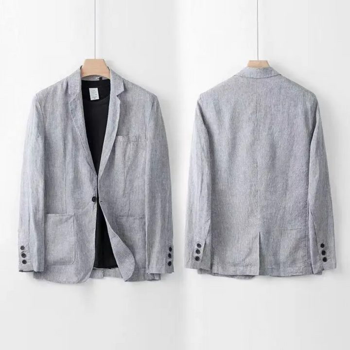 Benjamin | Herre Elegant Tidløst Sommer-Linensæt | For Komfort & Stil