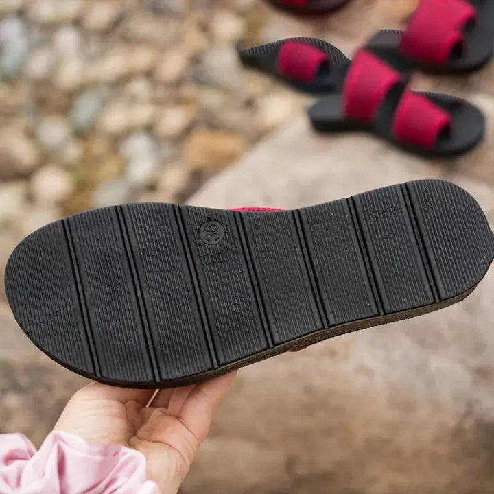 Freja | Unisex Perforerede Mesh Slide Sandaler | Vandtætte