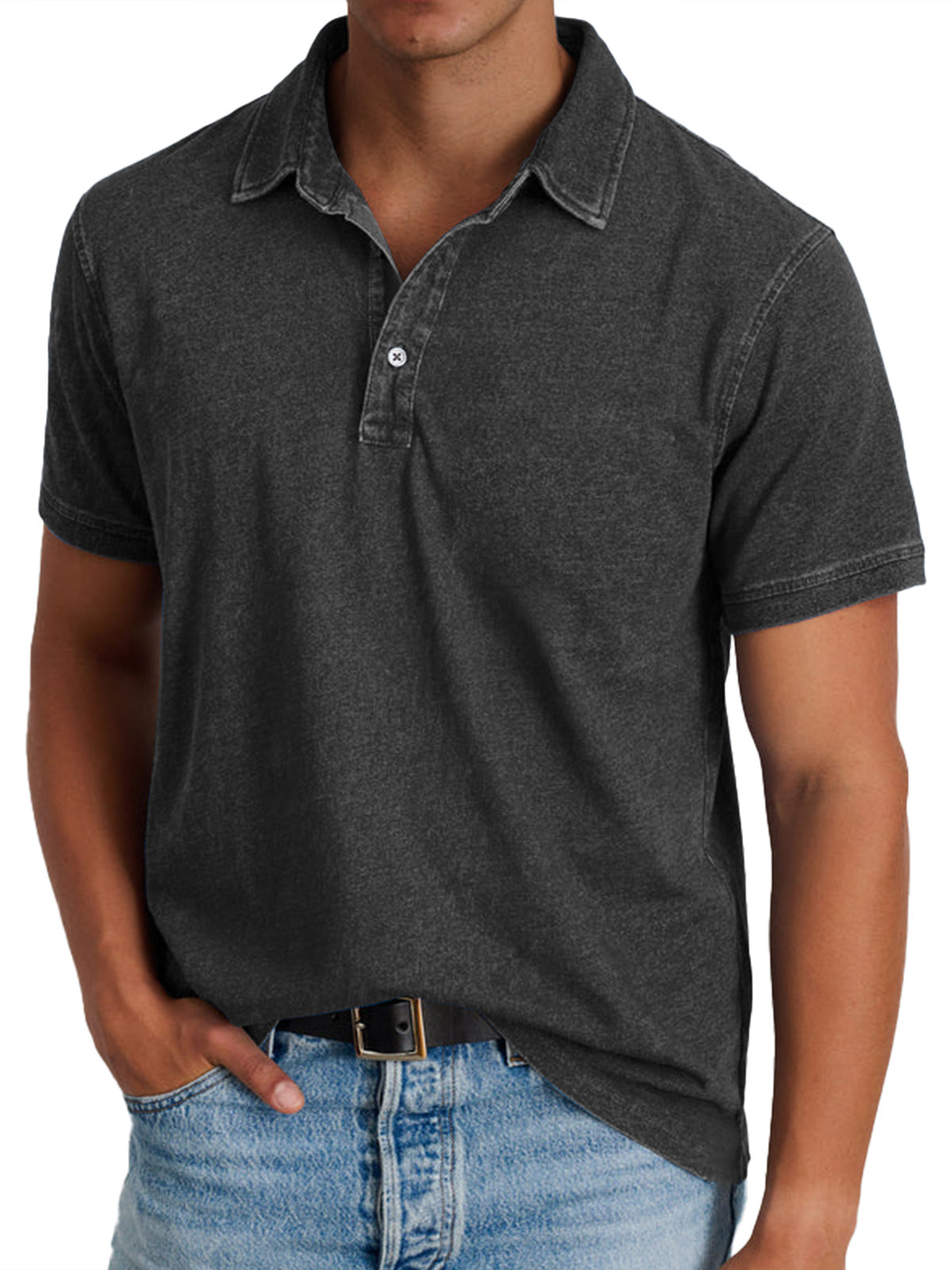 Jannik | Herren Klassisk Moderne Polo | Til Skarpt Udtryk & Komfort