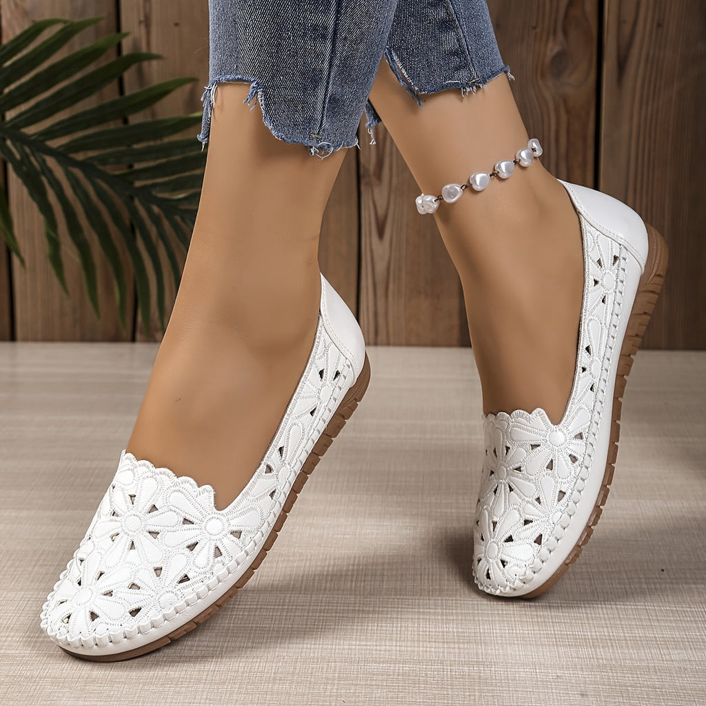 Finja | Dame Komfortable Stilfulde Slip-On Sko | For Hverdag & Elegance