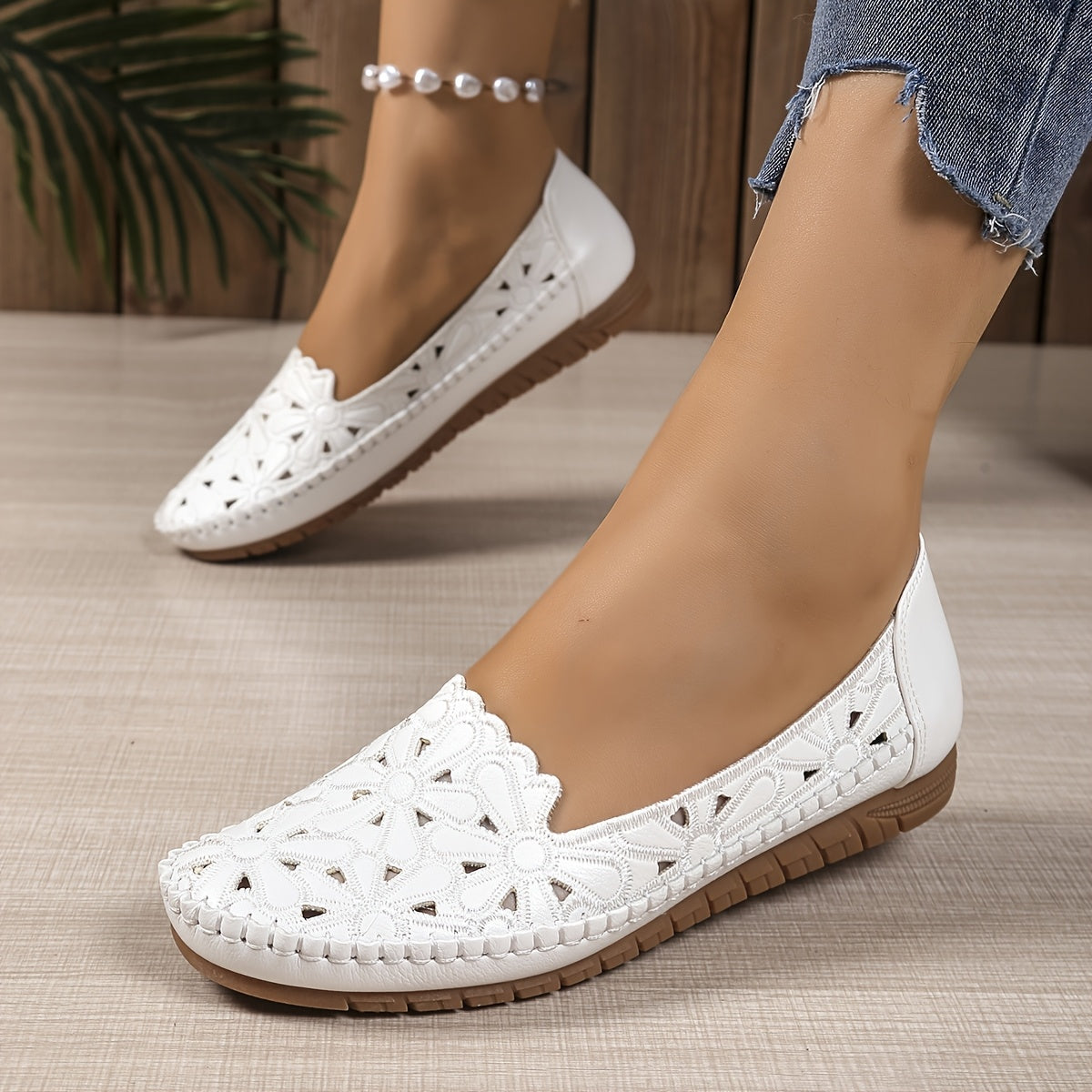 Finja | Dame Komfortable Stilfulde Slip-On Sko | For Hverdag & Elegance