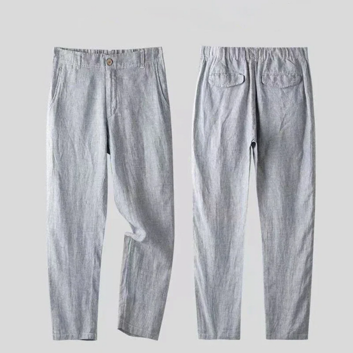 Benjamin | Herre Elegant Tidløst Sommer-Linensæt | For Komfort & Stil