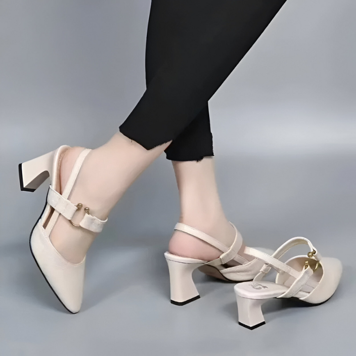 Sverina | Damen Elegant Komfortable Støttende  Hæl | For Komfort & Stil