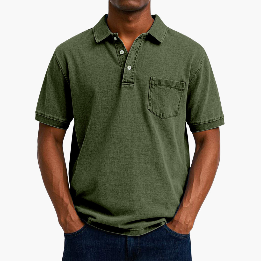 Eskild | Herren Afslappet Stilfuld Poloshirt | Til Hverdag & Komfort