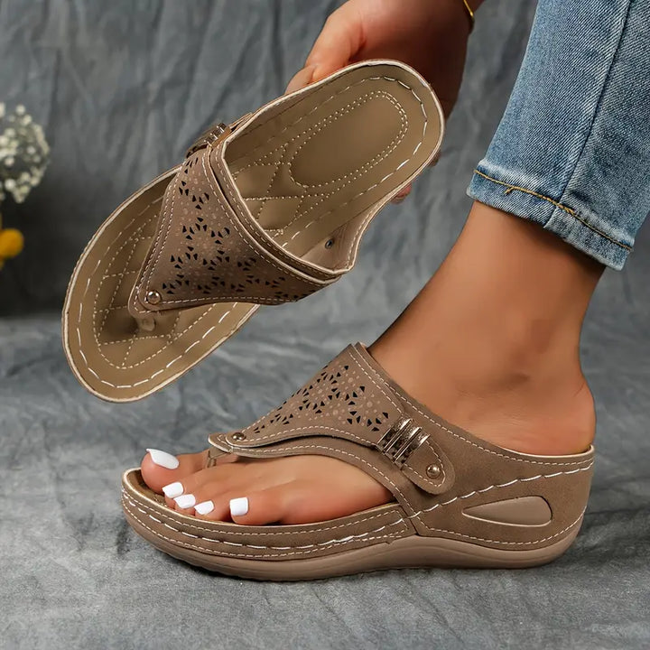 Thyra | Dame Ergonomiske Justerbare Sandaler | For Støtte & Komfort