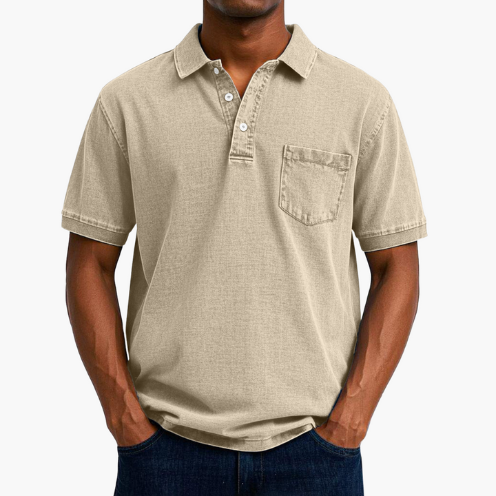 Eskild | Herren Afslappet Stilfuld Poloshirt | Til Hverdag & Komfort