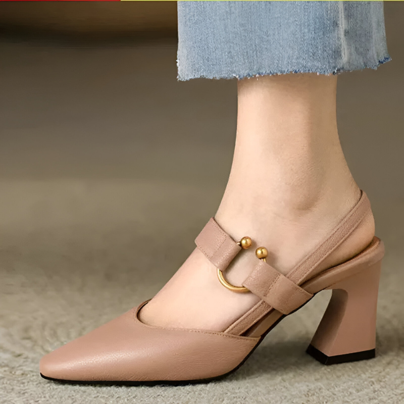 Sverina | Damen Elegant Komfortable Støttende  Hæl | For Komfort & Stil