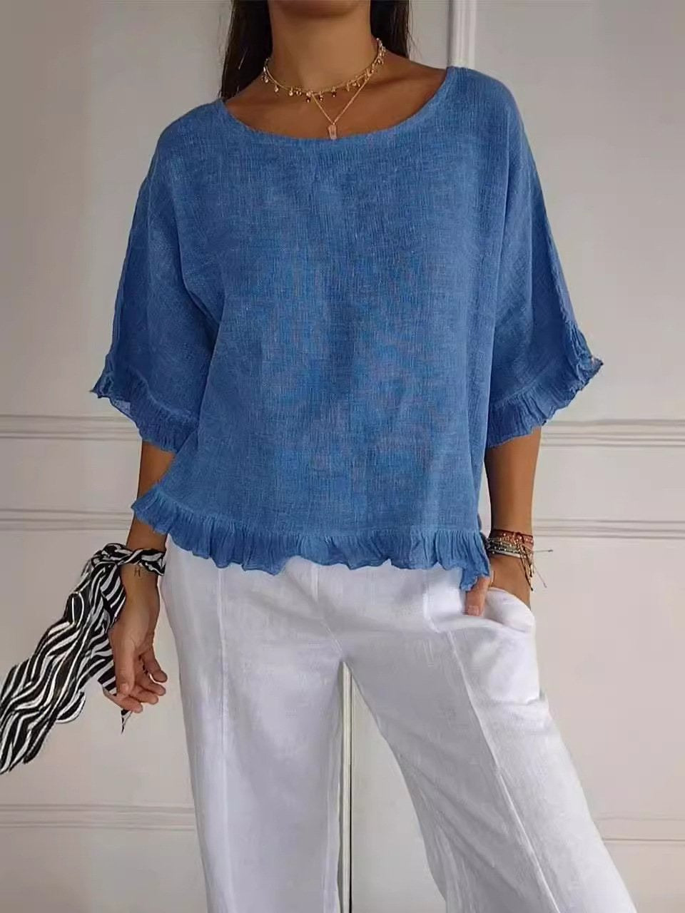 Claudia - Afslappet og Elegant bluse
