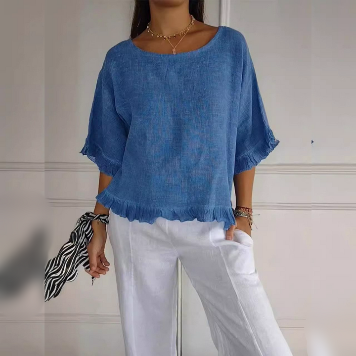 Claudia - Afslappet og Elegant bluse