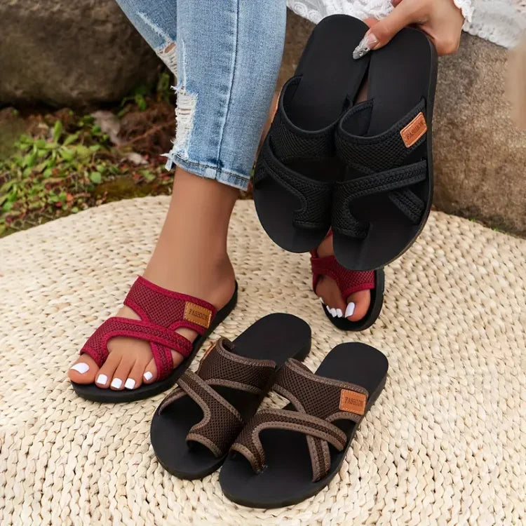 Freja | Unisex Perforerede Mesh Slide Sandaler | Vandtætte