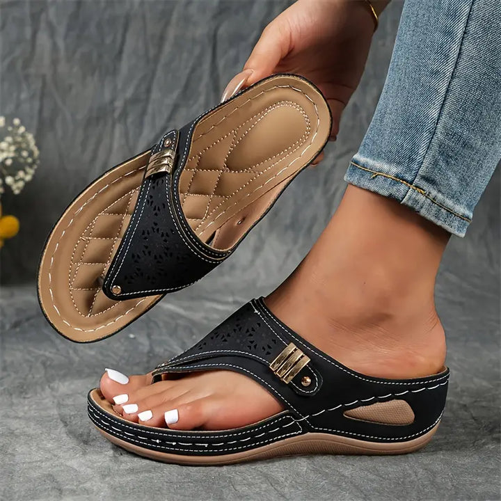 Thyra | Dame Ergonomiske Justerbare Sandaler | For Støtte & Komfort