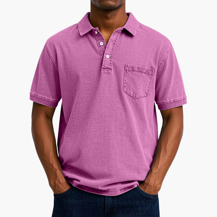 Eskild | Herren Afslappet Stilfuld Poloshirt | Til Hverdag & Komfort