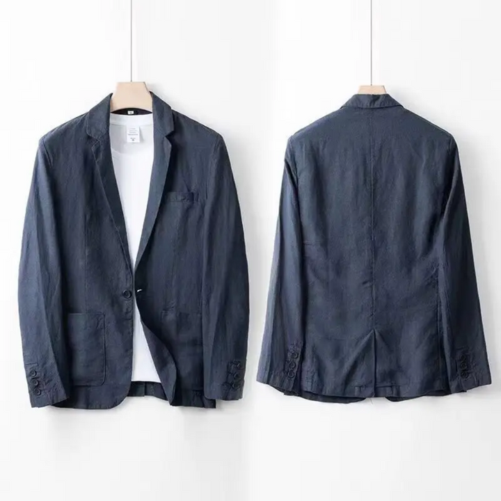 Benjamin | Herre Elegant Tidløst Sommer-Linensæt | For Komfort & Stil