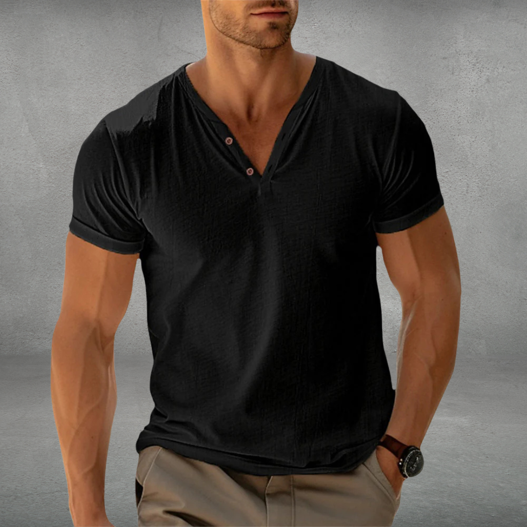 Henrikas | Herre Stilren Klassisk Polo T-shirt | Til Elegance og Komfort
