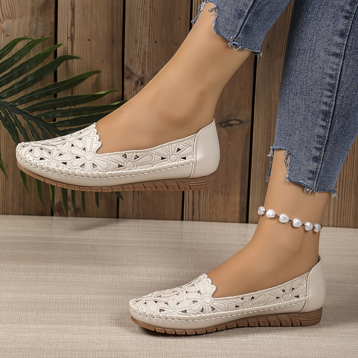 Finja | Dame Komfortable Stilfulde Slip-On Sko | For Hverdag & Elegance