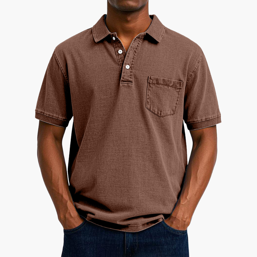 Eskild | Herren Afslappet Stilfuld Poloshirt | Til Hverdag & Komfort