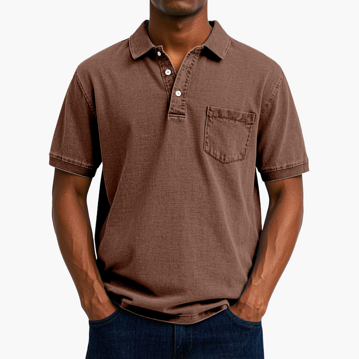 Eskild | Herren Afslappet Stilfuld Poloshirt | Til Hverdag & Komfort