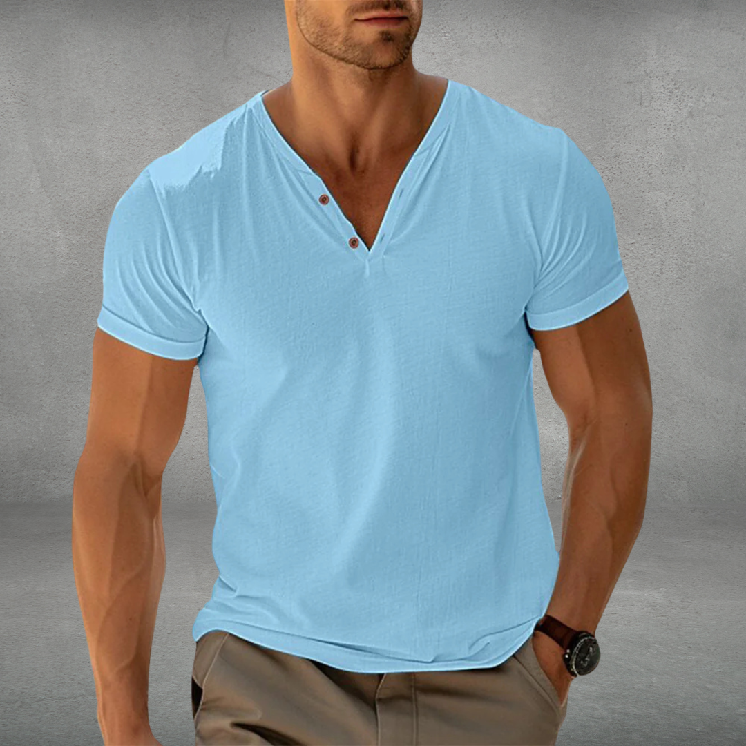 Henrikas | Herre Stilren Klassisk Polo T-shirt | Til Elegance og Komfort