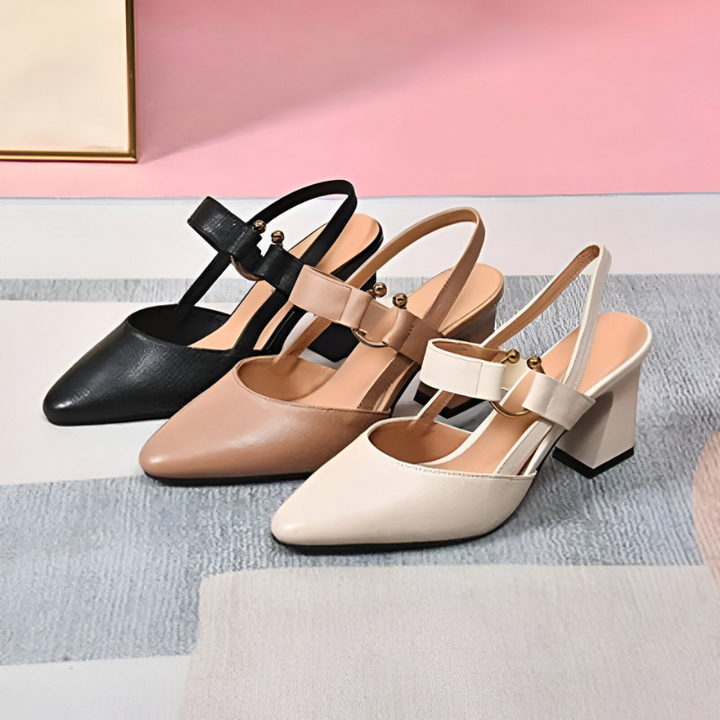 Sverina | Damen Elegant Komfortable Støttende  Hæl | For Komfort & Stil
