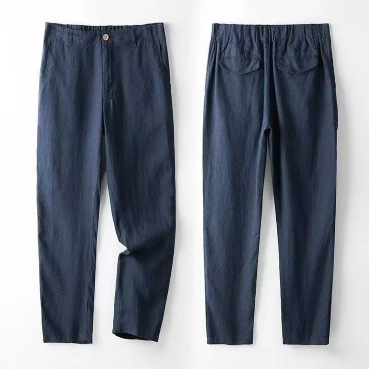 Benjamin | Herre Elegant Tidløst Sommer-Linensæt | For Komfort & Stil
