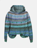 Maja dame hættetrøje i strik – lange ærmer, normal pasform