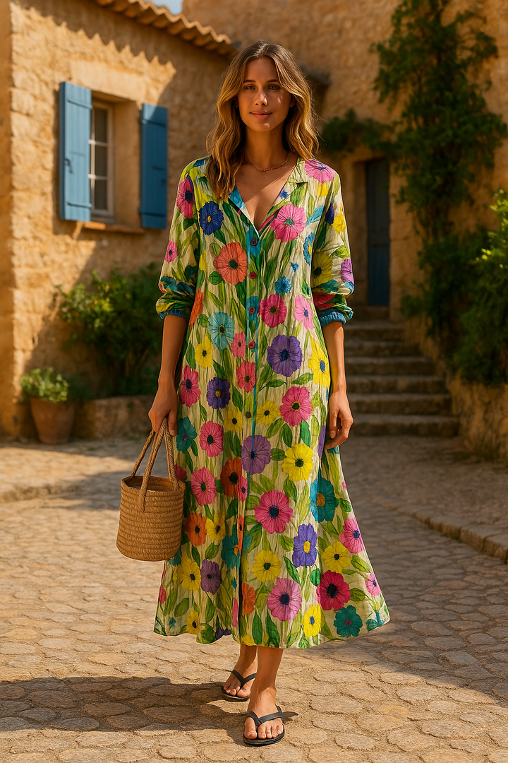 Yrle | Damen Boho Elegant Kjole | For Lethed & Udstråling