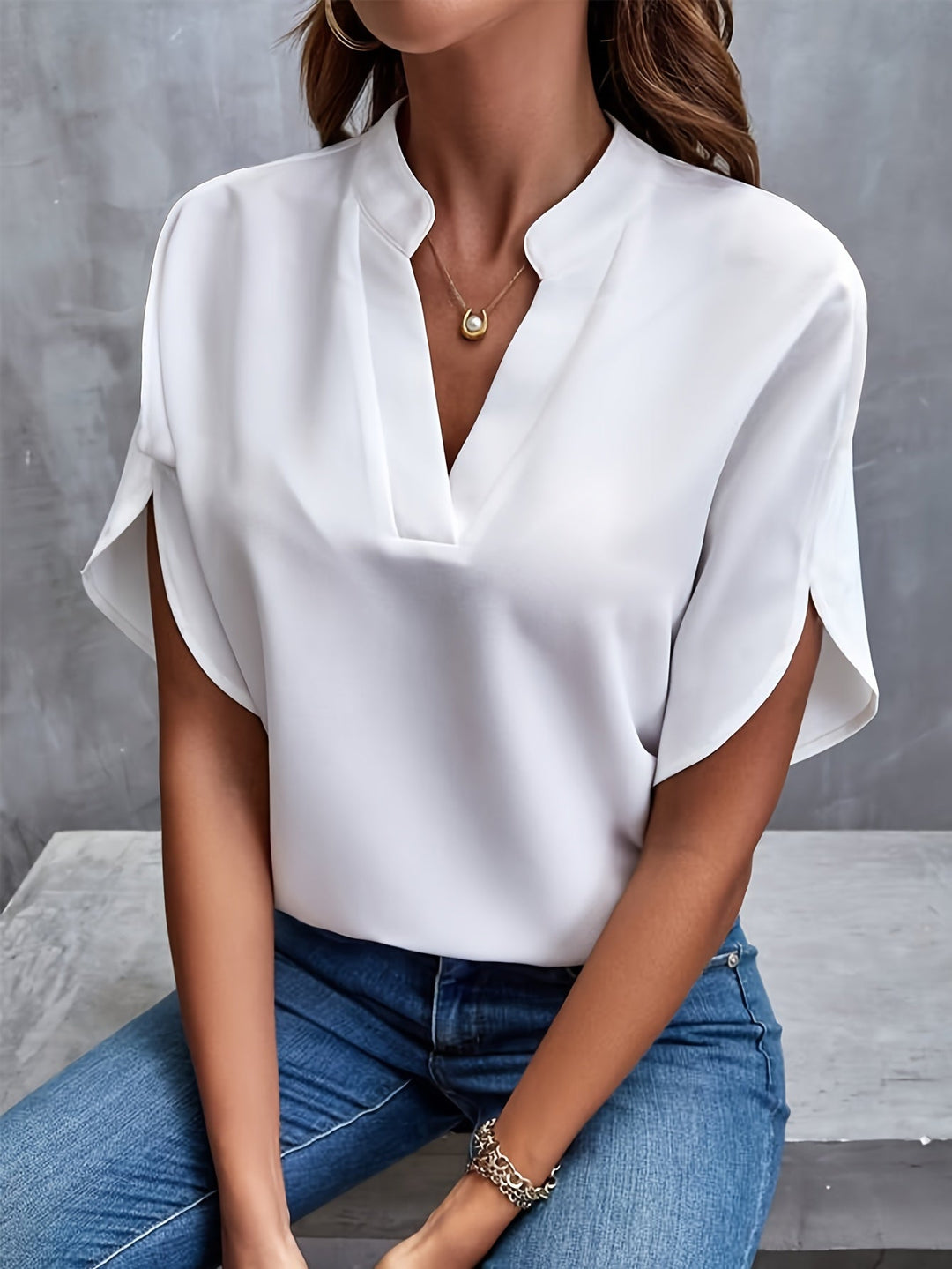 Mina - Luksuriøs og elegant Bluse