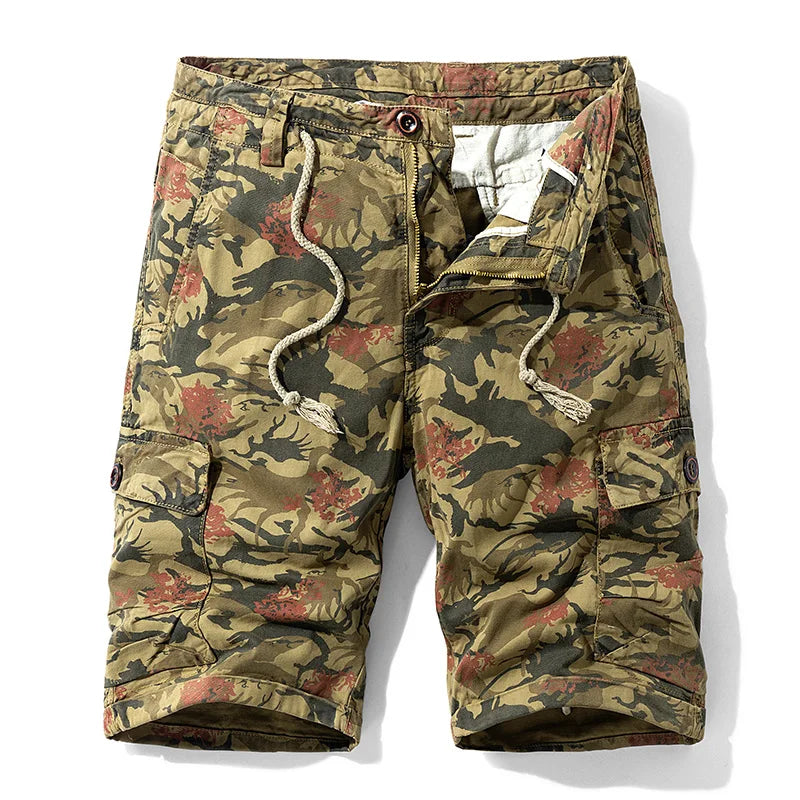Torskil | Herren Taktiske Løstsiddende Cargoshorts | Til Udendørs Komfort og Bevægelighed