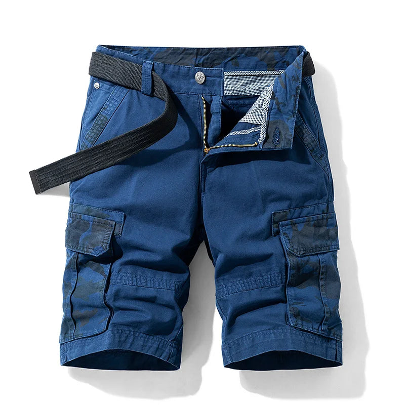 Torskil | Herren Taktiske Løstsiddende Cargoshorts | Til Udendørs Komfort og Bevægelighed