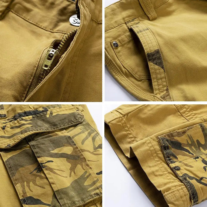Torskil | Herren Taktiske Løstsiddende Cargoshorts | Til Udendørs Komfort og Bevægelighed